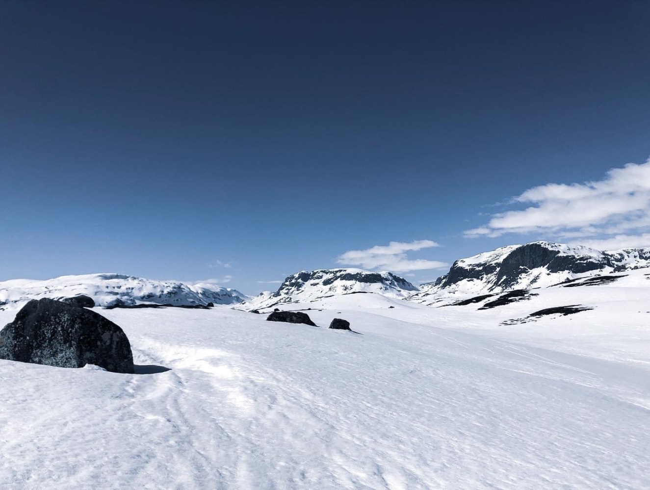 a snow covered slope