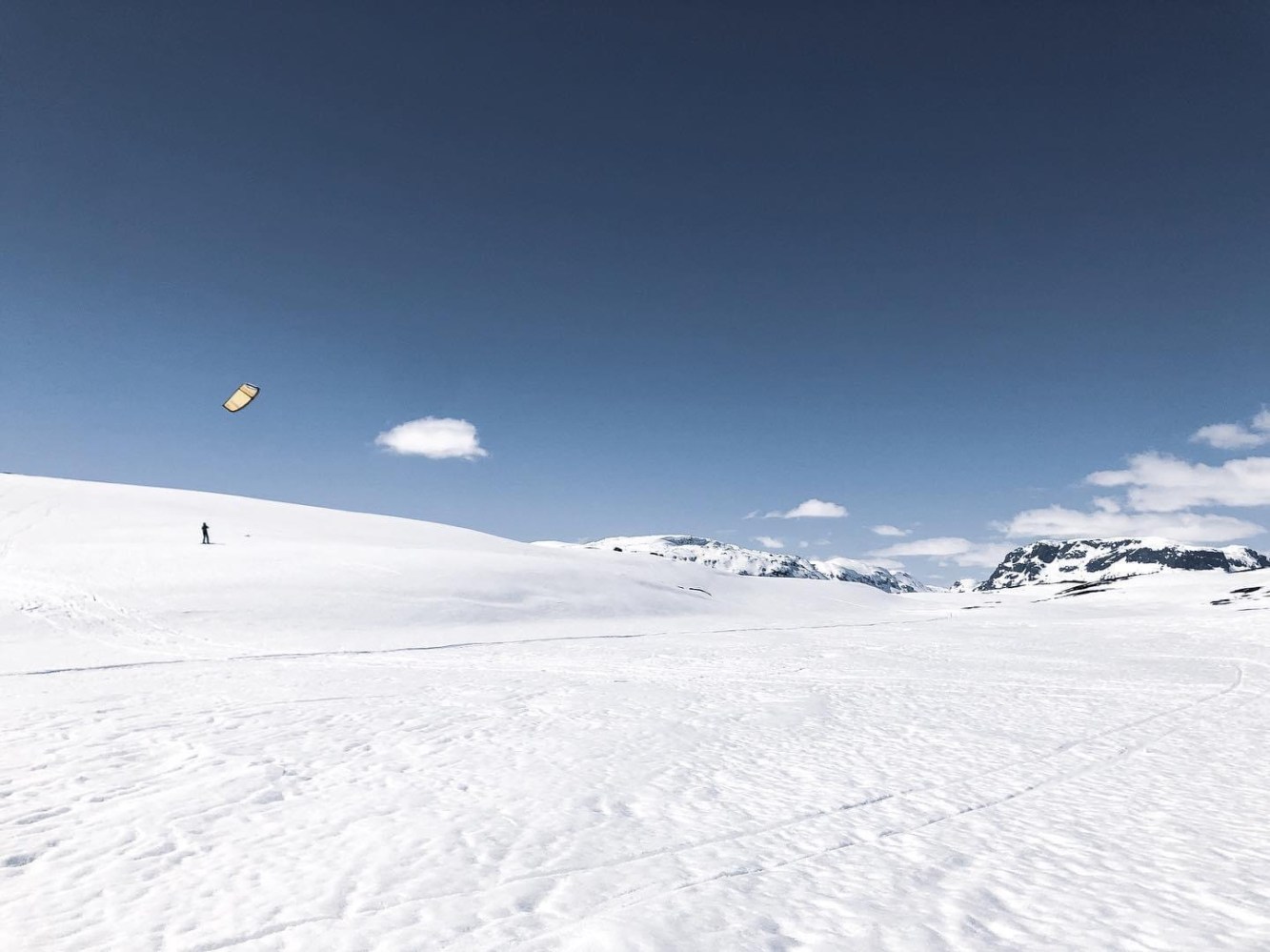 a snow covered slope